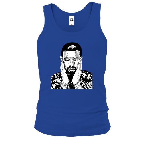 Майка с  задумчивым Drake