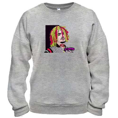 Світшот з задумливим Lil Pump