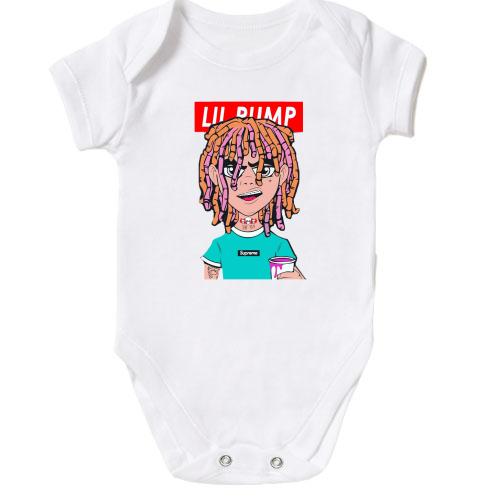 Детское боди с Lil Pump (иллюстрация)