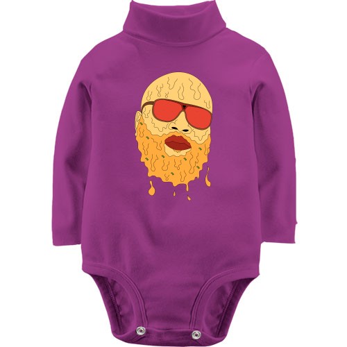 Детский боди LSL с Rick Ross в форме пиццы