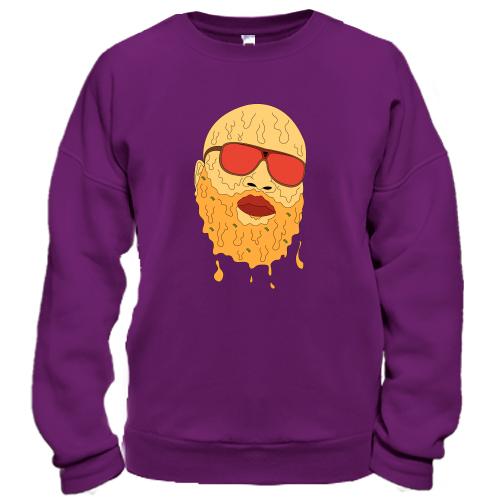 Свитшот с Rick Ross в форме пиццы