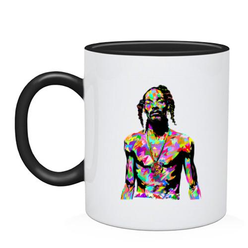 Чашка зі Snoop Dogg і яскравими фарбами