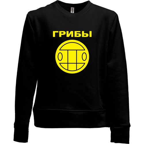 Детский свитшот без начеса Грибы