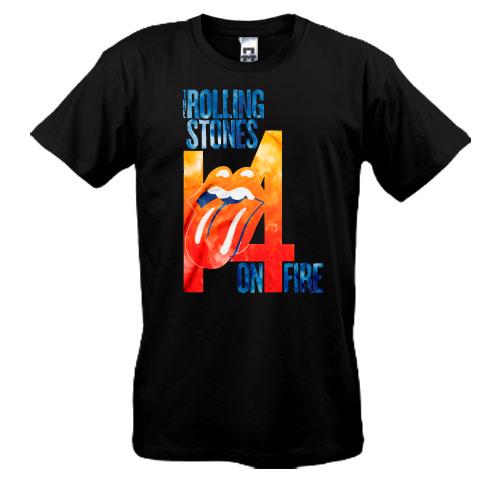 Футболка Rolling Stones 14 Fire
