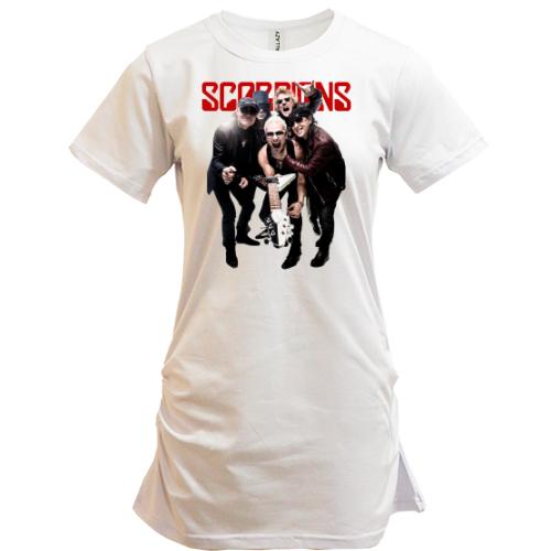 Подовжена футболка Scorpions Band