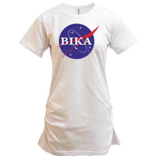 Подовжена футболка Віка (NASA Style)