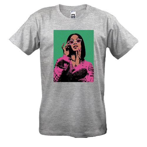 Футболка з Cardi B (поп-арт)