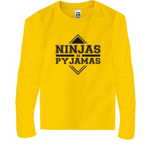 Детская футболка с длинным рукавом Ninjas In Pyjamas (2)