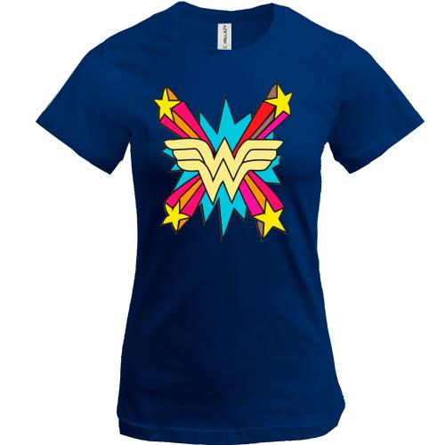 Футболка з логотипом Чудо-Жінки (Wonder Woman)