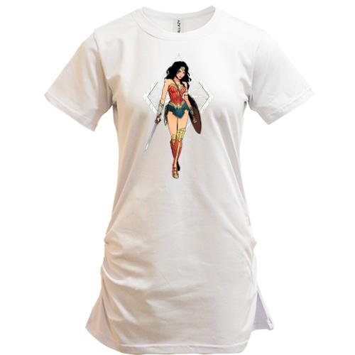 Подовжена футболка з Чудо-Жінкою (Wonder Woman)