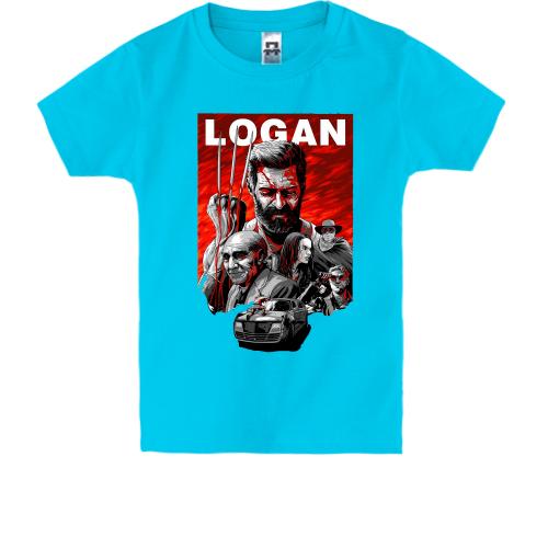 Детская футболка с постером фильма Логан (Logan)