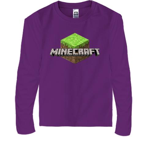 Детская футболка с длинным рукавом Minecraft icon
