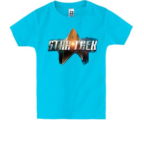 Детская футболка с надписью Star Trek