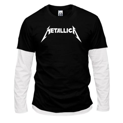 Лонгслив комби Metallica