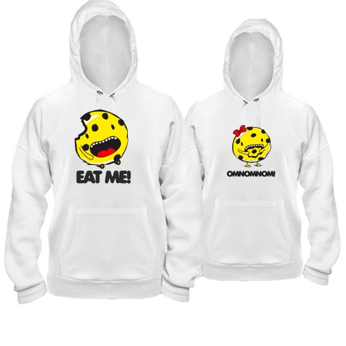 Парные худи Eat me