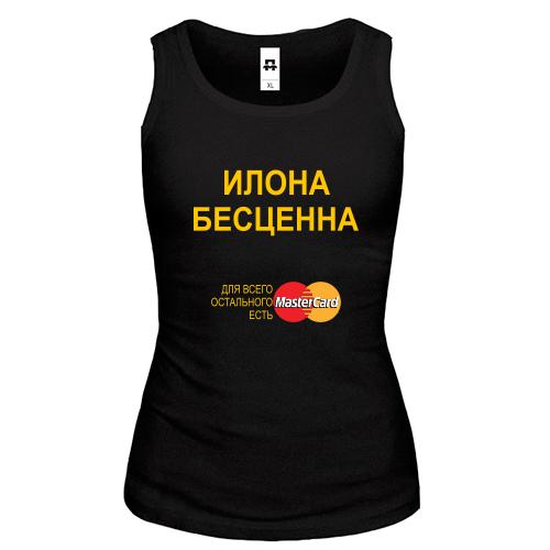 Майка с надписью 