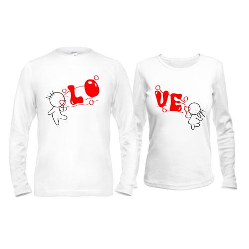 Парні футболки Love 3