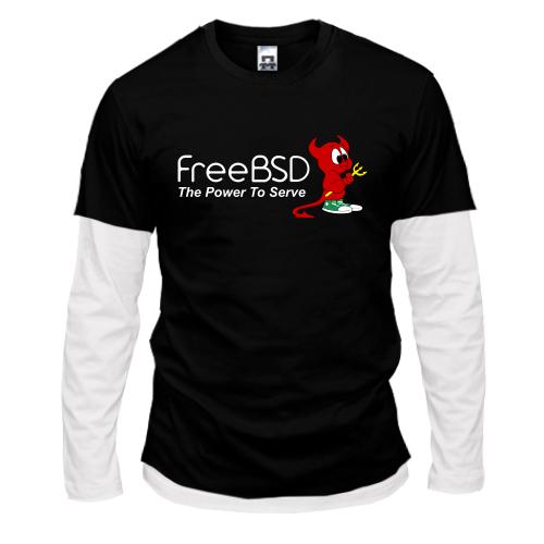 Комбинированный лонгслив FreeBSD uniform type2