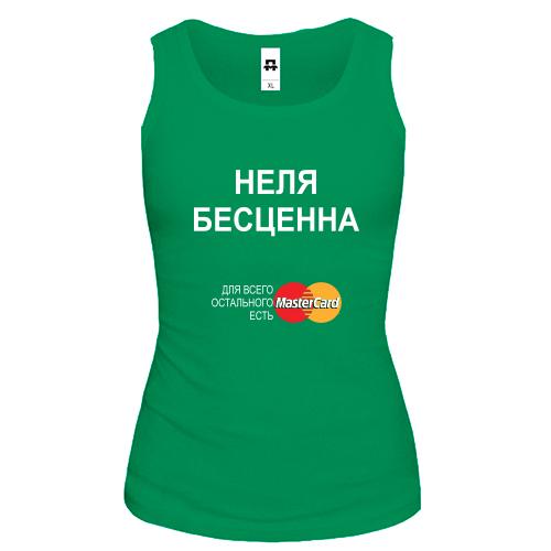 Майка с надписью 