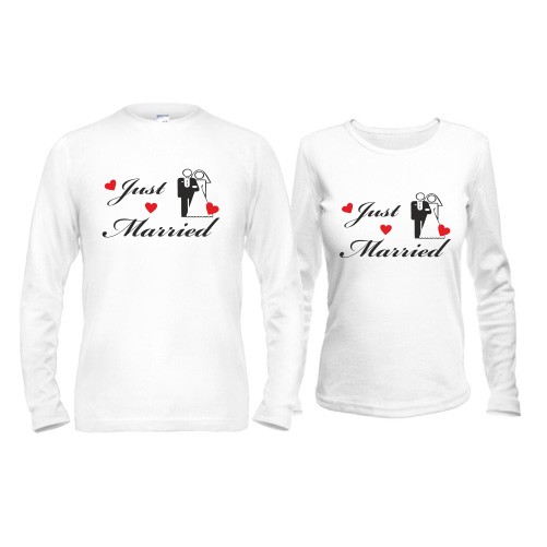 Парные лонгсливы Just Married (2)