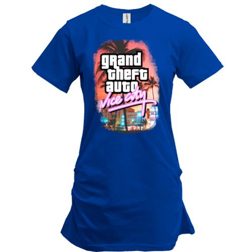 Подовжена футболка GTA - Vice city