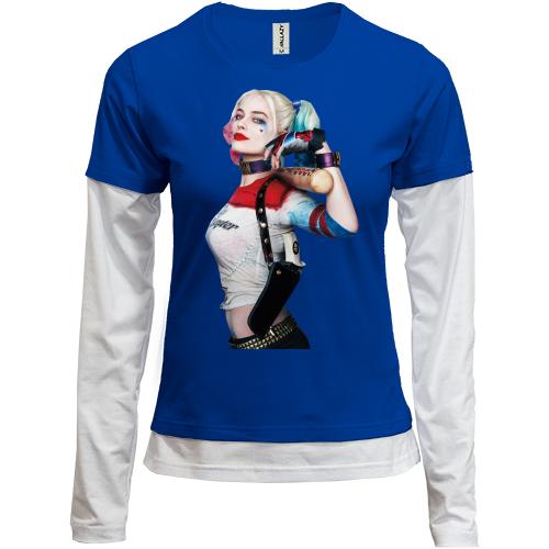 Лонгслив комби Харли Квинн (Harley Quinn)