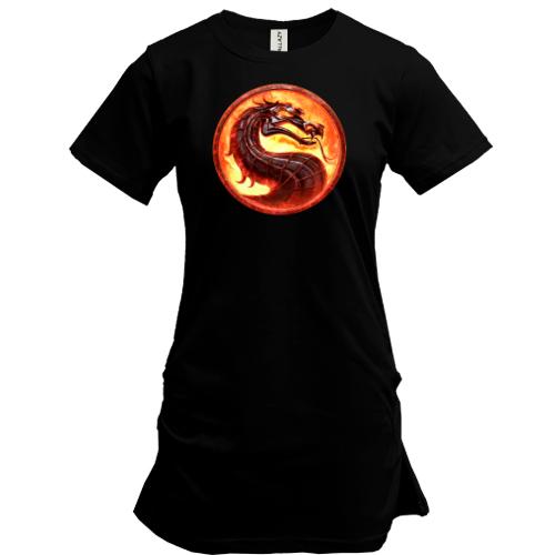 Туника с огненным логотипом Mortal Kombat
