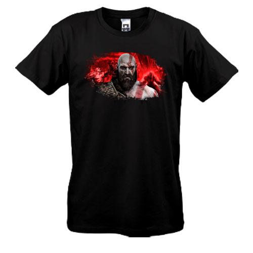 Футболка с Кратосом из God of War
