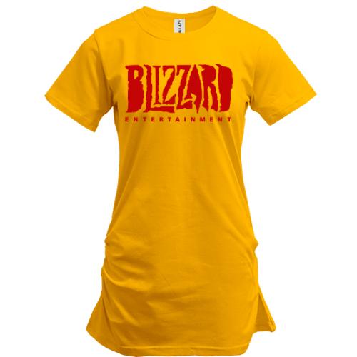 Подовжена футболка з логотипом Blizzard