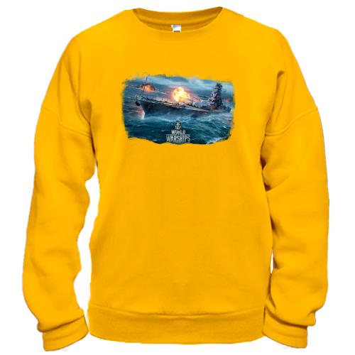 Свитшот с артом к игре World of Warships