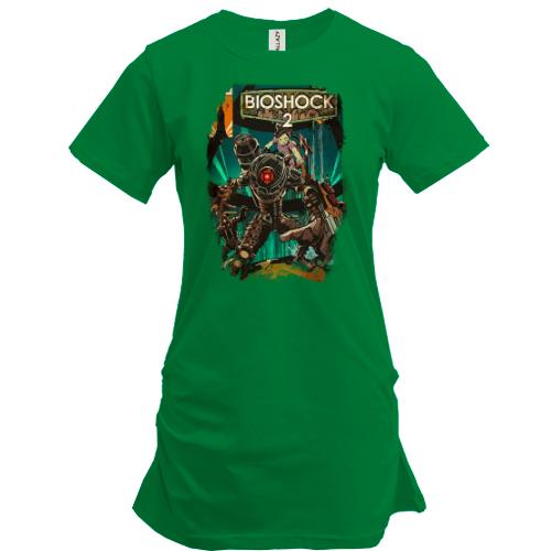Подовжена футболка з постером до Bioshock 2