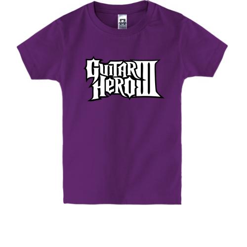 Дитяча футболка з логотипом Guitar Hero 3