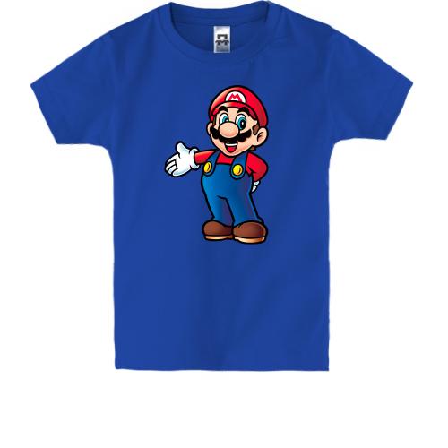 Дитяча футболка с иллюстрацией Марио