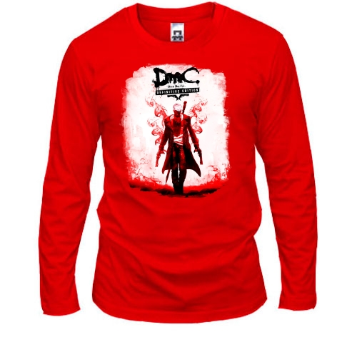 Лонгслив с постером игры Devil May Cry