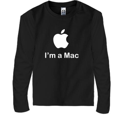 Детская футболка с длинным рукавом I'm a Mac