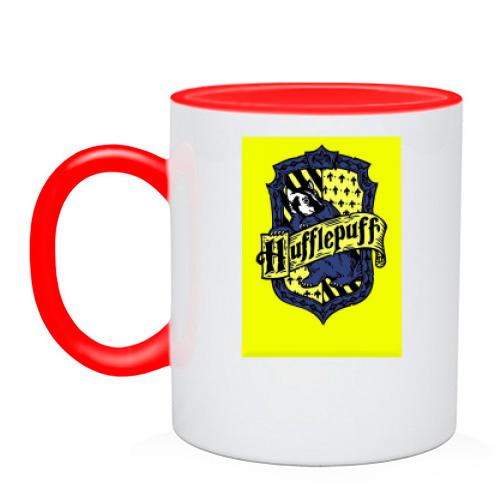 Чашка с гербом Hufflepuff (Harry Potter)