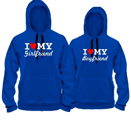 Парные худи I love my girlfriend - boyfriend (2)