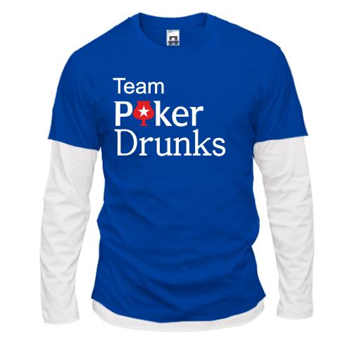 Лонгслив комби Team Poker Drunks