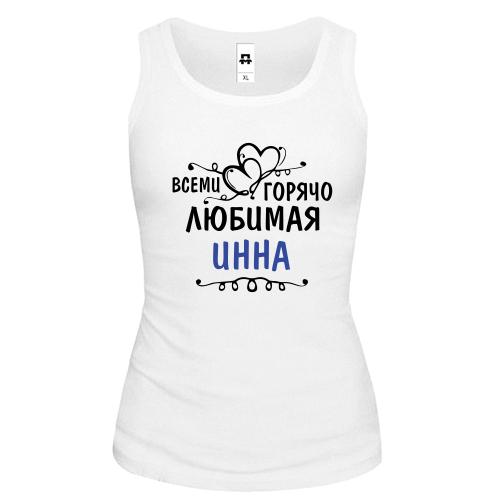 Майка с надписью 
