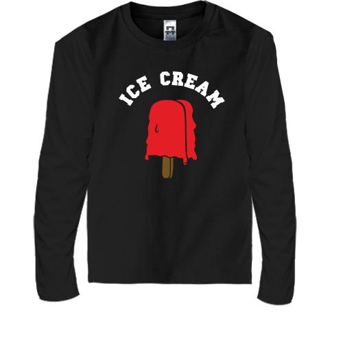 Детская футболка с длинным рукавом Мороженое Ice Cream