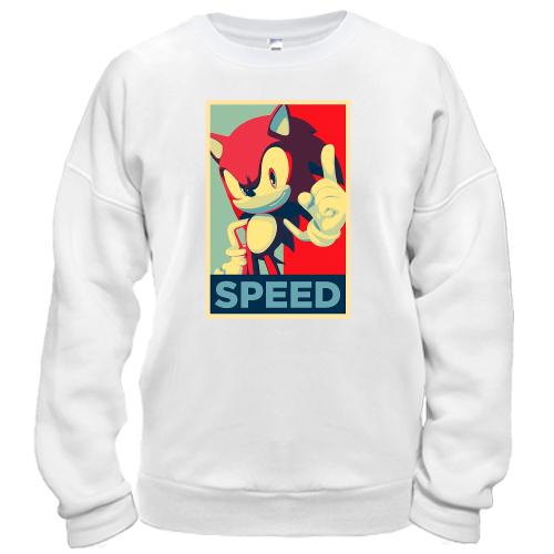 Свитшот с артом Speed (Sonic)