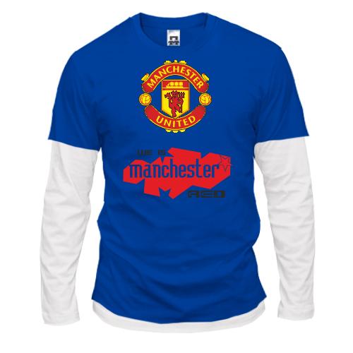 Лонгслив комби ManchesterUntd Logo