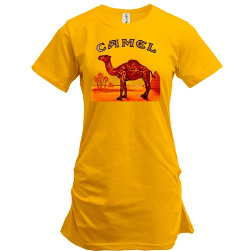 Удлиненная футболка Camel