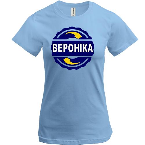 Футболка з ім'ям Вероніка в колі
