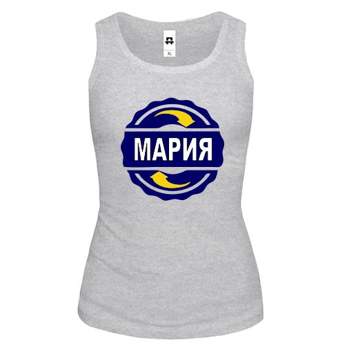 Майка с именем Мария в круге