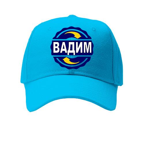 Кепка з ім'ям Вадим в колі
