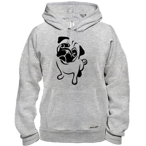 Худі з контуром Мопса