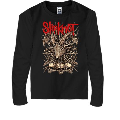 Детская футболка с длинным рукавом Slipknot (Кости)