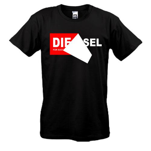 Футболка з написом Diesel