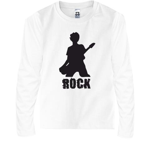 Детская футболка с длинным рукавом Rock (5)